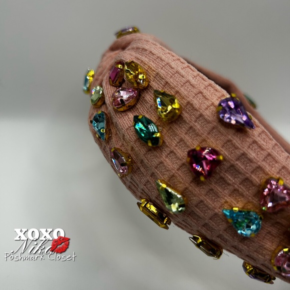 Embellished Pink Headband - Picture 2 of 2